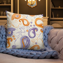 Load image into Gallery viewer, Zenn Paisley Premium Pillow
