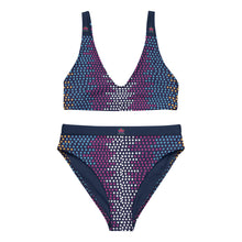 Load image into Gallery viewer, Glimmer Dot Recycled High-Waisted Bikini
