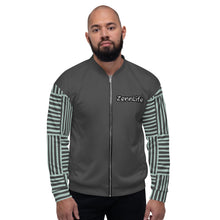 Load image into Gallery viewer, Unisex ZennLife Abstract Bomber Jacket
