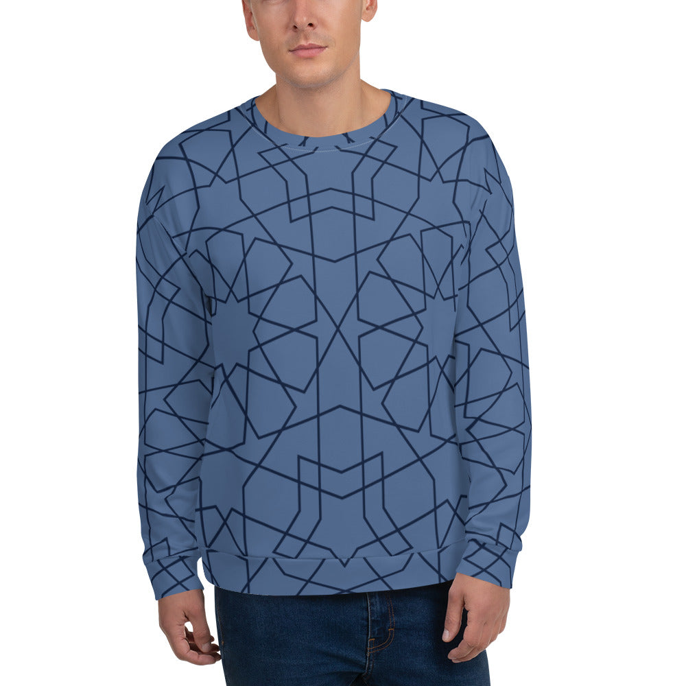 Unisex Blue Star Sweatshirt