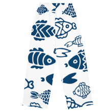 Load image into Gallery viewer, Unisex Wide-Leg Fish Print Pants
