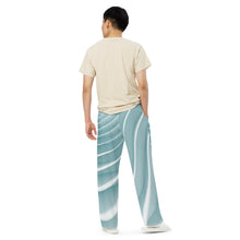 Load image into Gallery viewer, Unisex Wide-Leg Aqua Pants
