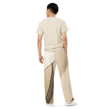 Load image into Gallery viewer, Unisex Wide-Leg Beige Pants
