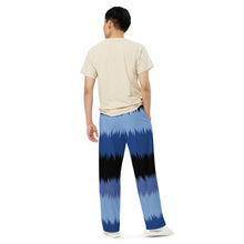 Load image into Gallery viewer, Unisex Wide-Leg Blue Jag Pants
