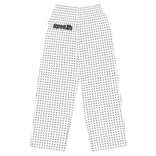 Load image into Gallery viewer, Unisex Wide-Leg Dotted White Pants
