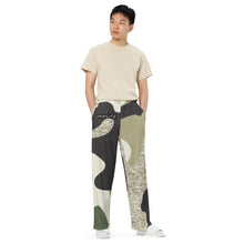 Load image into Gallery viewer, Unisex Wide-Leg Green Camo Pants
