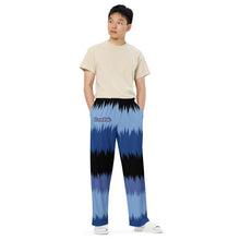 Load image into Gallery viewer, Unisex Wide-Leg Blue Jag Pants
