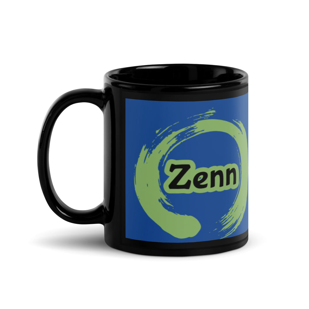 Zenn Black Glossy Mug