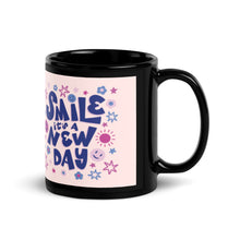 Load image into Gallery viewer, New Day Black Glossy Mug
