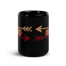 Load image into Gallery viewer, 180 Arrows Black Glossy Mug
