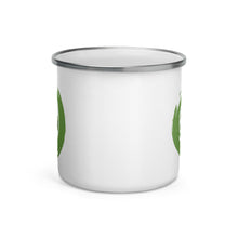 Load image into Gallery viewer, Green Zenn Enamel Mug
