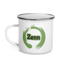 Load image into Gallery viewer, Green Zenn Enamel Mug
