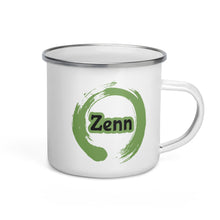 Load image into Gallery viewer, Green Zenn Enamel Mug
