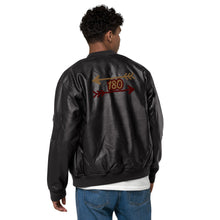 Load image into Gallery viewer, 180 Arrow Leather Bomber Jacket
