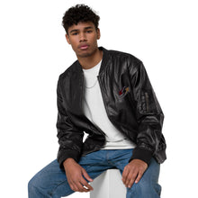 Load image into Gallery viewer, 180 Arrow Leather Bomber Jacket
