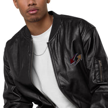 Load image into Gallery viewer, 180 Arrow Leather Bomber Jacket
