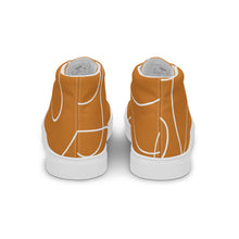 Load image into Gallery viewer, Men’s Caramel High Top Canvas Shoes
