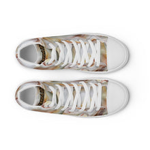 Load image into Gallery viewer, Men’s Oyster Shell High Top Canvas Shoes
