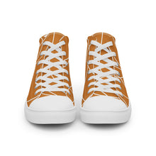 Load image into Gallery viewer, Men’s Caramel High Top Canvas Shoes
