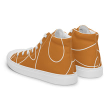 Load image into Gallery viewer, Men’s Caramel High Top Canvas Shoes
