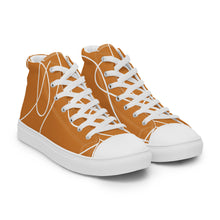 Load image into Gallery viewer, Men’s Caramel High Top Canvas Shoes
