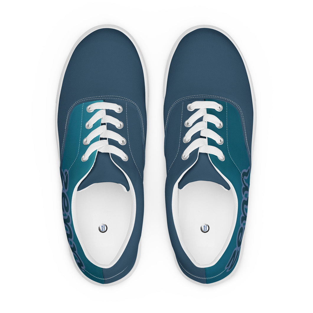 Men’s lace-up canvas shoes