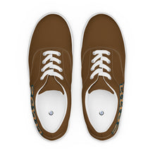 Load image into Gallery viewer, Brown Zenn Men’s lace-up canvas shoes
