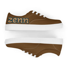 Load image into Gallery viewer, Brown Zenn Men’s lace-up canvas shoes
