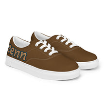 Load image into Gallery viewer, Brown Zenn Men’s lace-up canvas shoes
