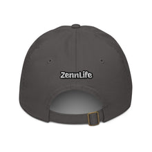 Load image into Gallery viewer, Zennlife White Circle Organic &quot;Not Just For Dad&#39; Hat
