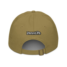 Load image into Gallery viewer, Zennlife White Circle Organic &quot;Not Just For Dad&#39; Hat
