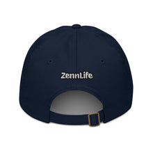 Load image into Gallery viewer, Zennlife White Circle Organic &quot;Not Just For Dad&#39; Hat
