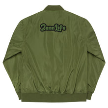 Load image into Gallery viewer, Zenn Circle Premium Recycled Bomber Jacket
