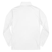 Load image into Gallery viewer, White Zenn Circle Quarter Zip Pullover
