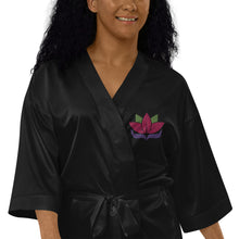 Load image into Gallery viewer, Lotus Satin Robe
