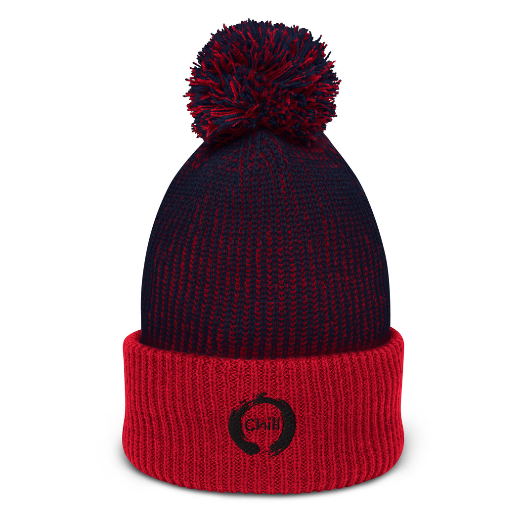 Chill Circle Pom-Pom Beanie