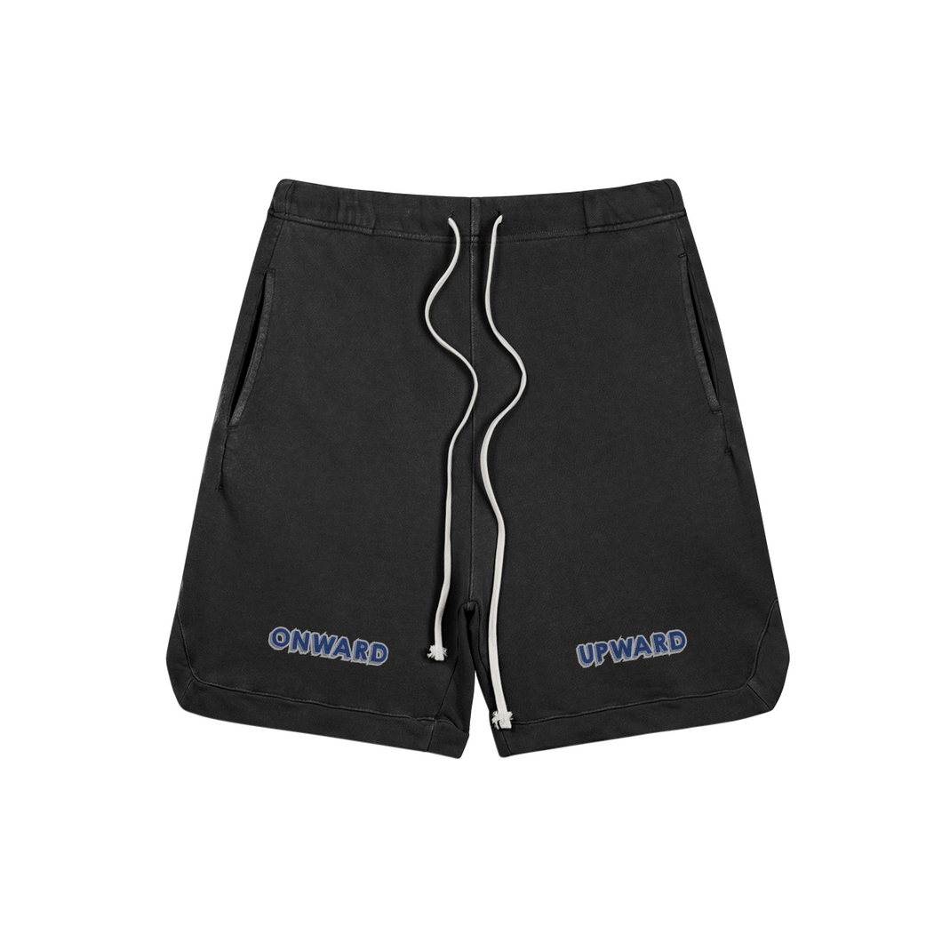 Side Clipped Cotton Sweat Shorts