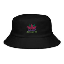 Load image into Gallery viewer, Zenn Zone Lotus Terry Cloth Bucket Hat
