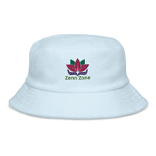 Load image into Gallery viewer, Zenn Zone Lotus Terry Cloth Bucket Hat
