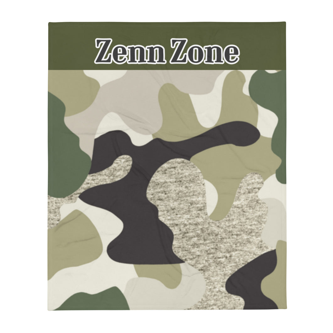 Zenn Zone Camo Throw Blanket