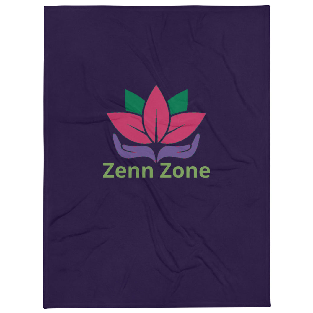 Zenn Flower Throw Blanket