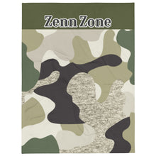 Load image into Gallery viewer, Zenn Zone Camo Throw Blanket
