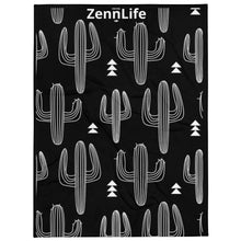 Load image into Gallery viewer, Zenn Cactus Throw Blanket
