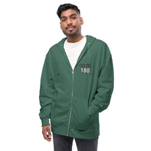 Load image into Gallery viewer, Unisex 180 Fleece Zip Up Hoodie
