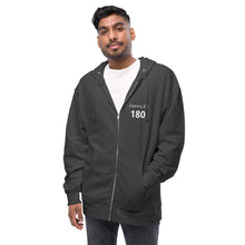 Load image into Gallery viewer, Unisex 180 Fleece Zip Up Hoodie
