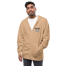 Load image into Gallery viewer, Unisex 180 Fleece Zip Up Hoodie
