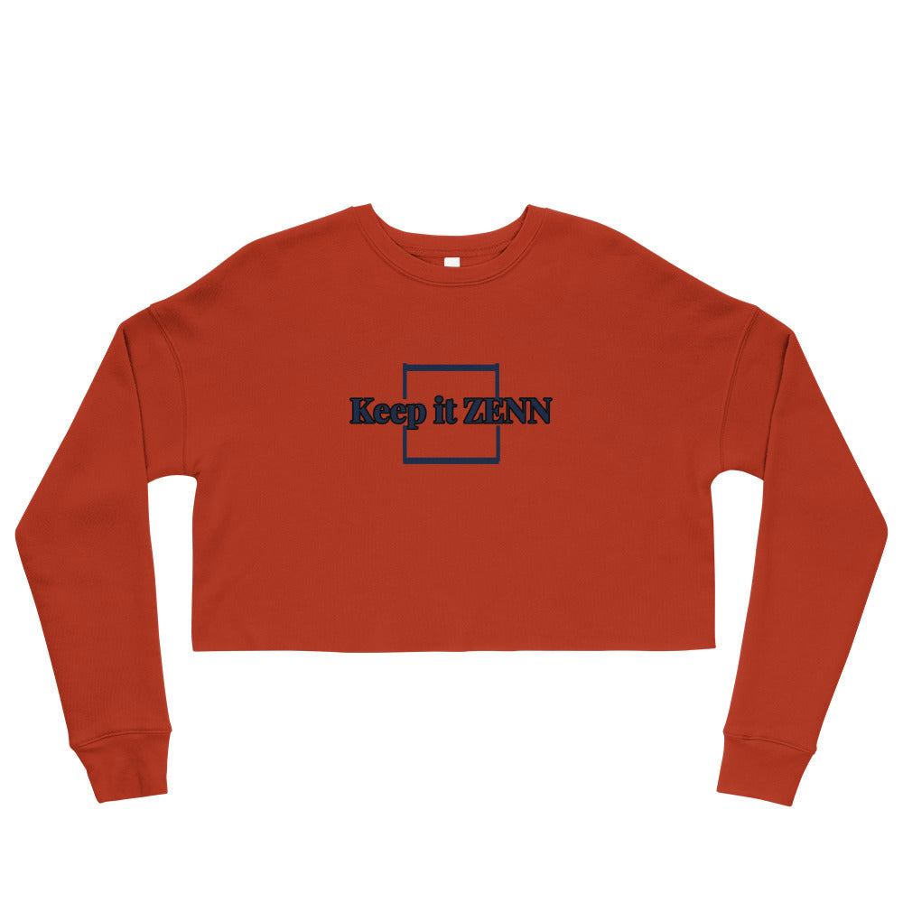 Keep It Zenn Crop Sweatshirt