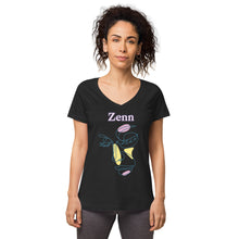 Load image into Gallery viewer, Zenn Girl Women’s Fitted V-Neck T-Shirt
