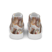 Load image into Gallery viewer, Women’s Oyster Shell High Top Canvas Shoes
