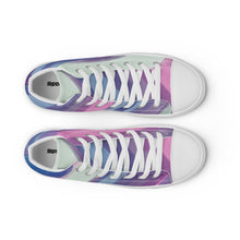 Load image into Gallery viewer, Women’s Lace-Up Bubblegum Canvas Shoes
